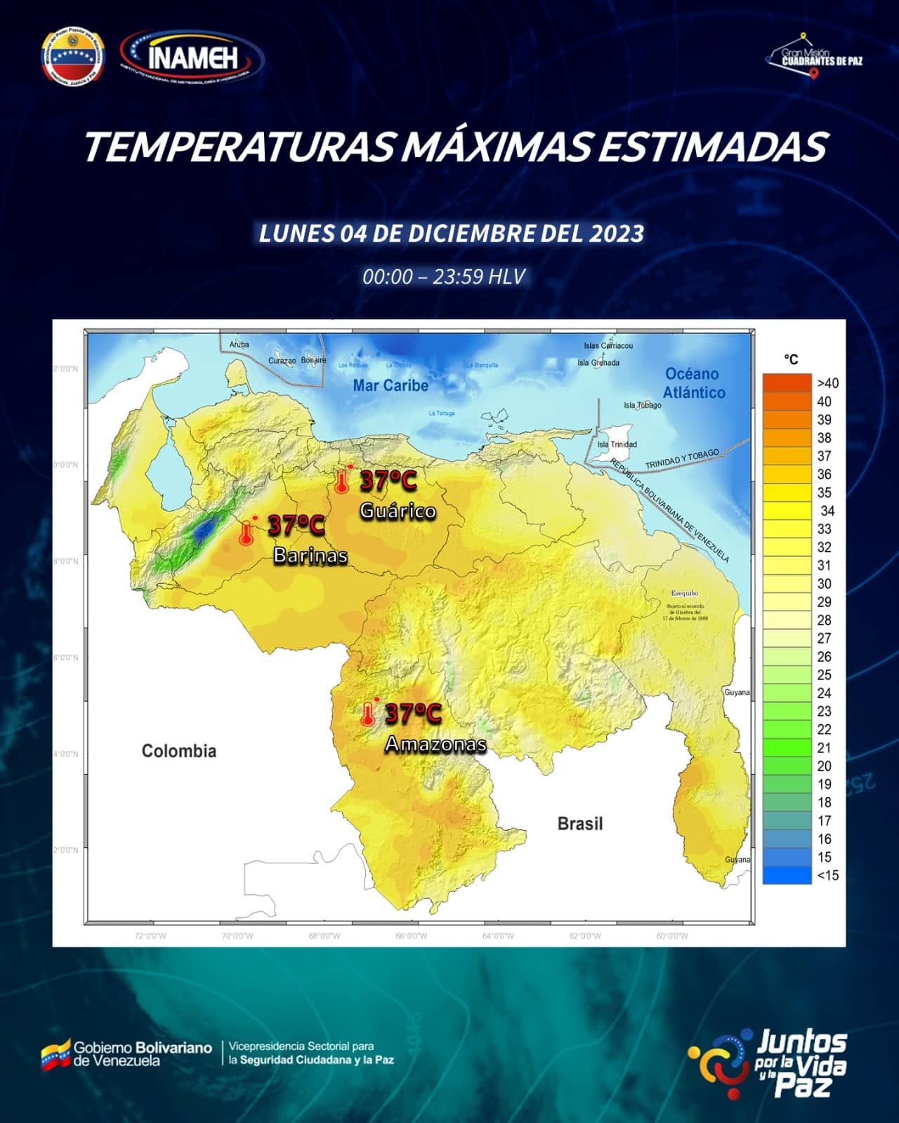 Clima hoy 4 de diciembre en Venezuela - Clima hoy 4 de diciembre en Venezuela