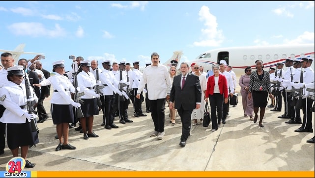 Presidente Maduro arribó a San Vicente - Presidente Maduro arribó a San Vicente