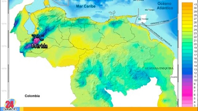 Clima hoy 8 de diciembre en Venezuela