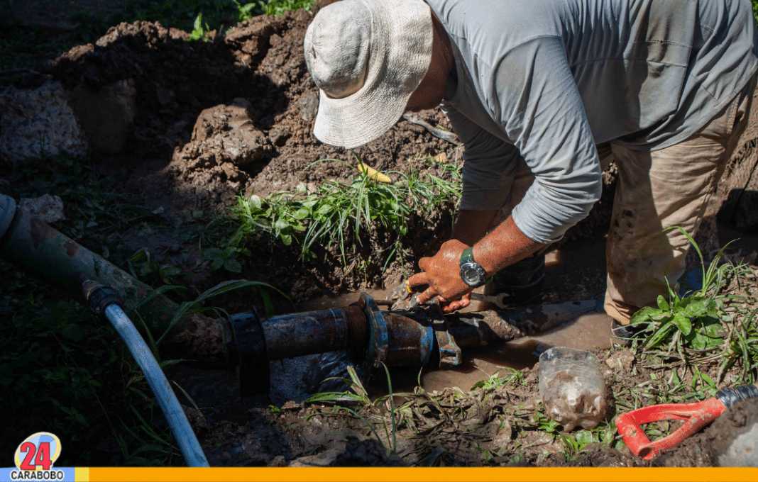 Guacara corregida fuga agua potable