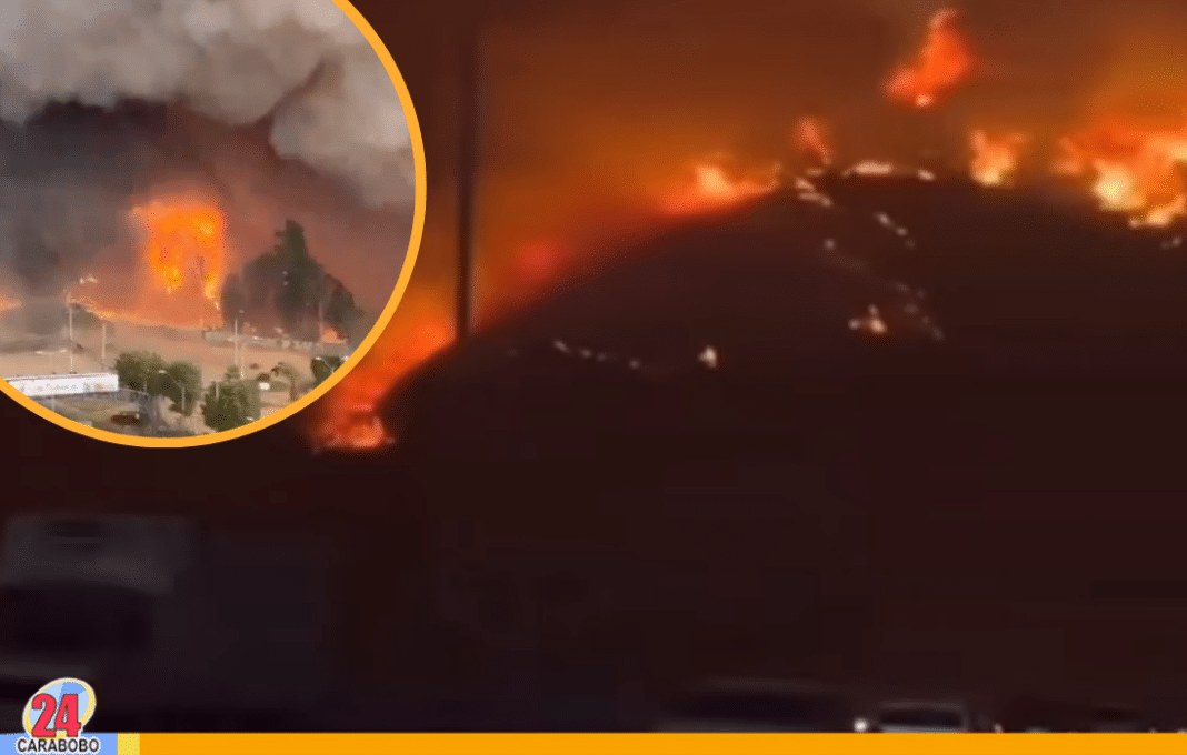 Emergencia tras incendios en Chile