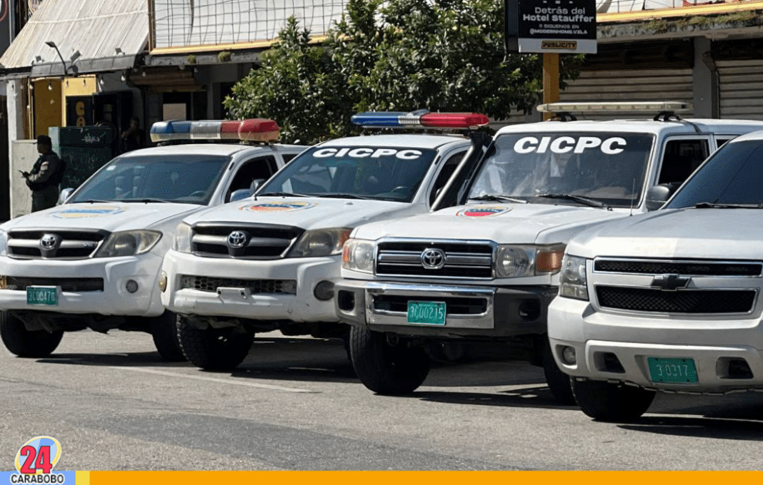 recuperados vehículos en Aragua y Carabobo