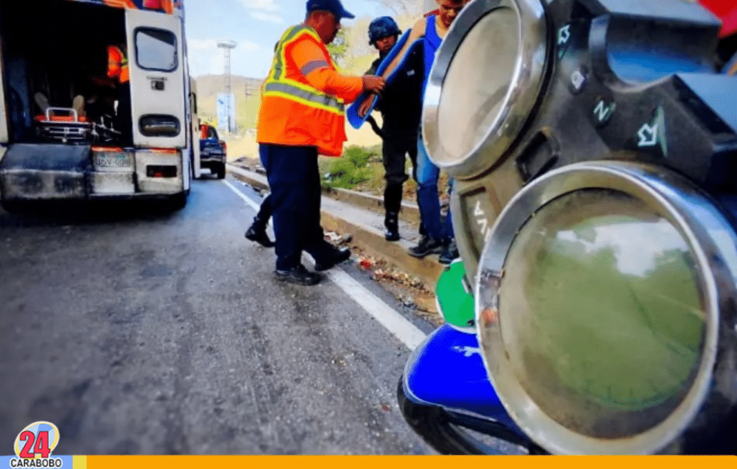 Dos lesionados en el distribuidor San Blas