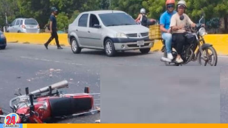 Accidente moto en Maracay - Accidente moto en Maracay