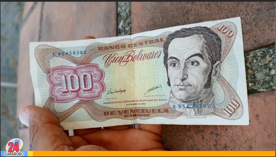 Este billete de 100 bolívares - Este billete de 100 bolívares