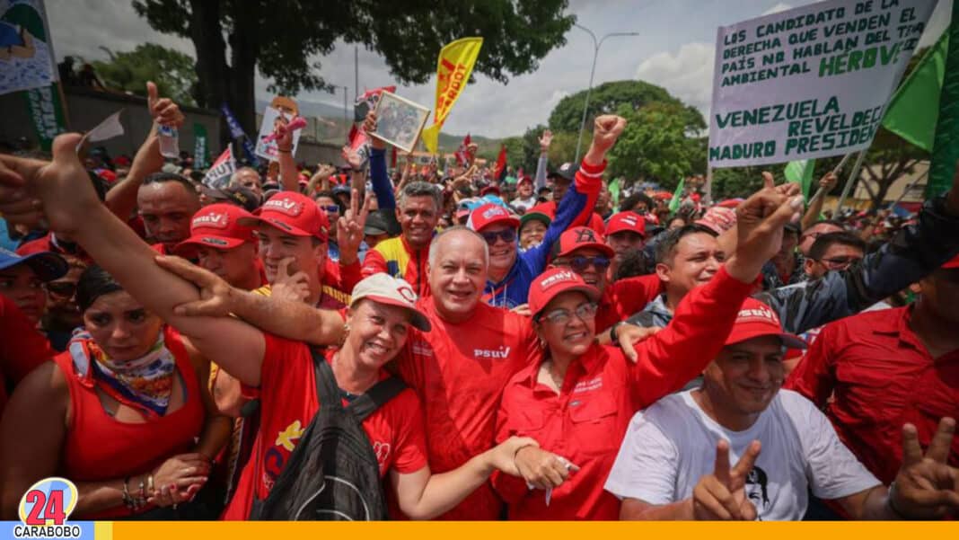 Marea Bolivariana inundó Aragua