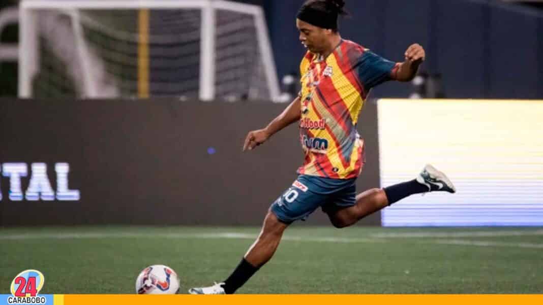 Ronaldinho se despidió de Venezuela