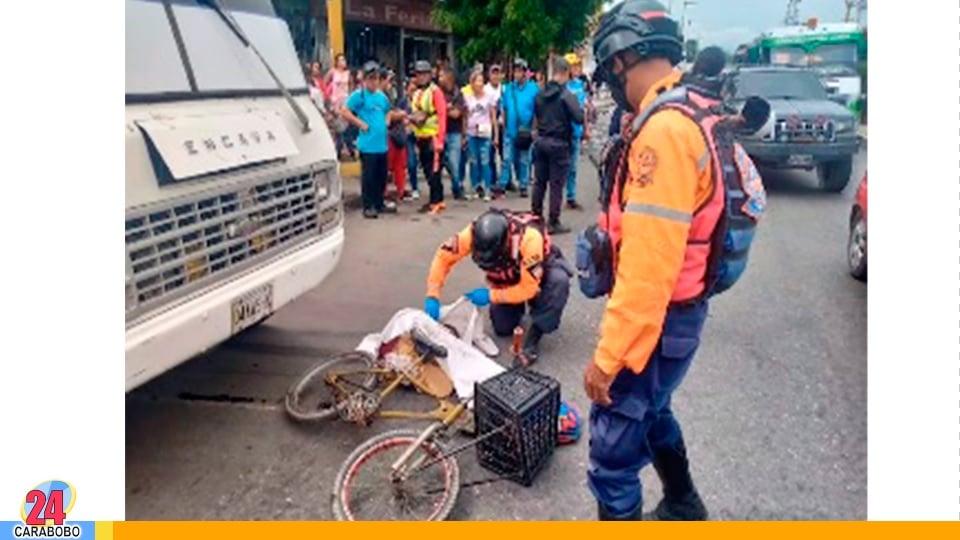 Ciclista fue arrollado en la avenida Las Ferias