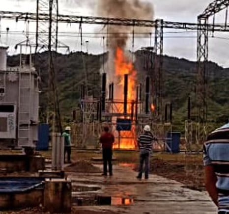 Electricidad en Puerto Cabello y Morón