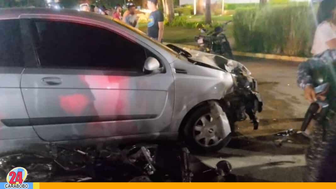 Motorizado lesionado tras accidente