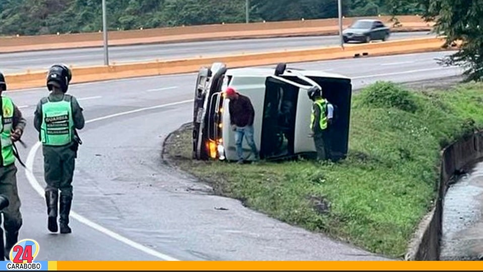 Dos volcamientos en la ARC