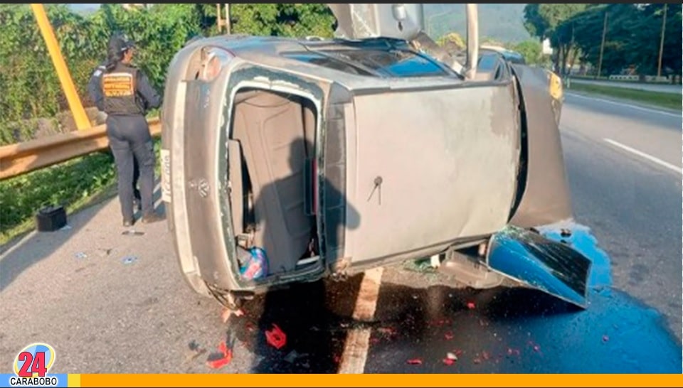 Hecho vial en la Autopista Valencia Puerto Cabello