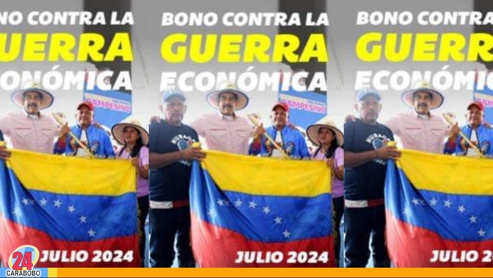 Bono Guerra Económica Julio 2024