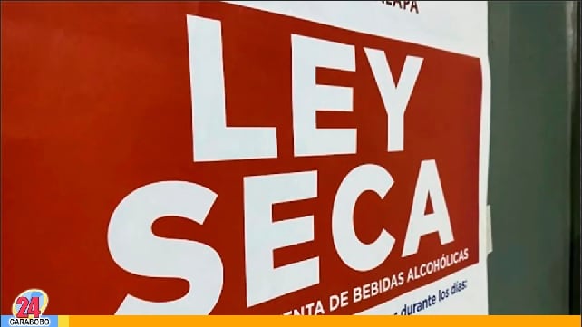 Ley seca por las elecciones