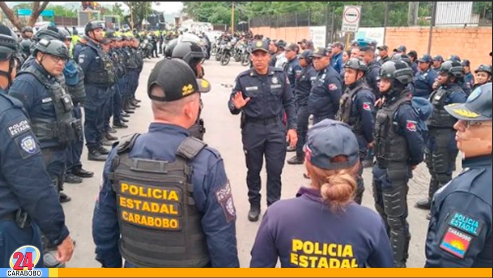 Policía de Carabobo en julio 2024