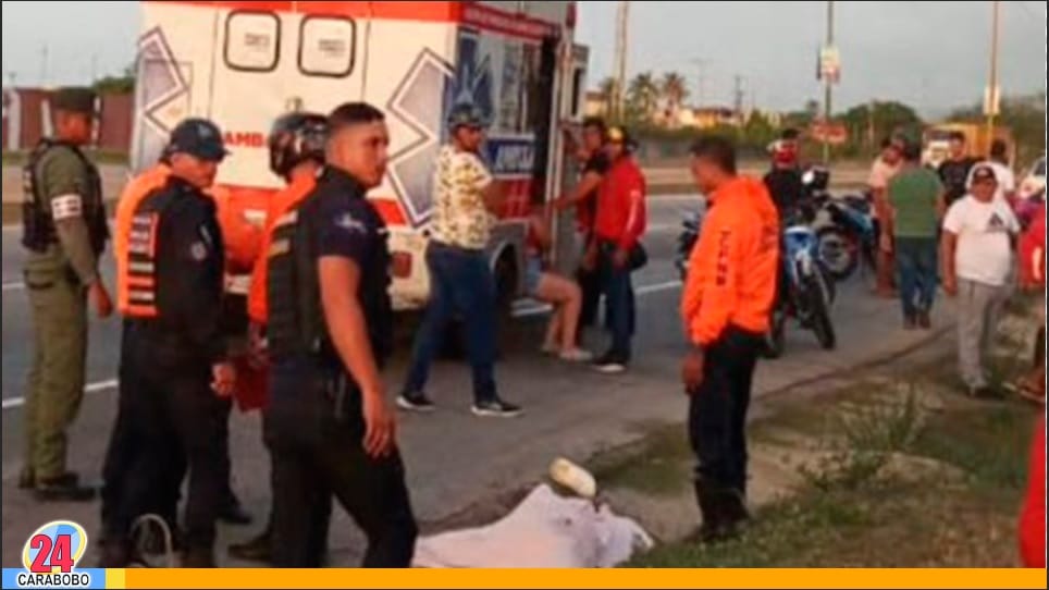 Accidente de moto en Puerto Cabello