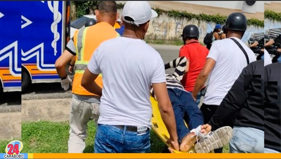 Accidente de moto en la Autopista del Este