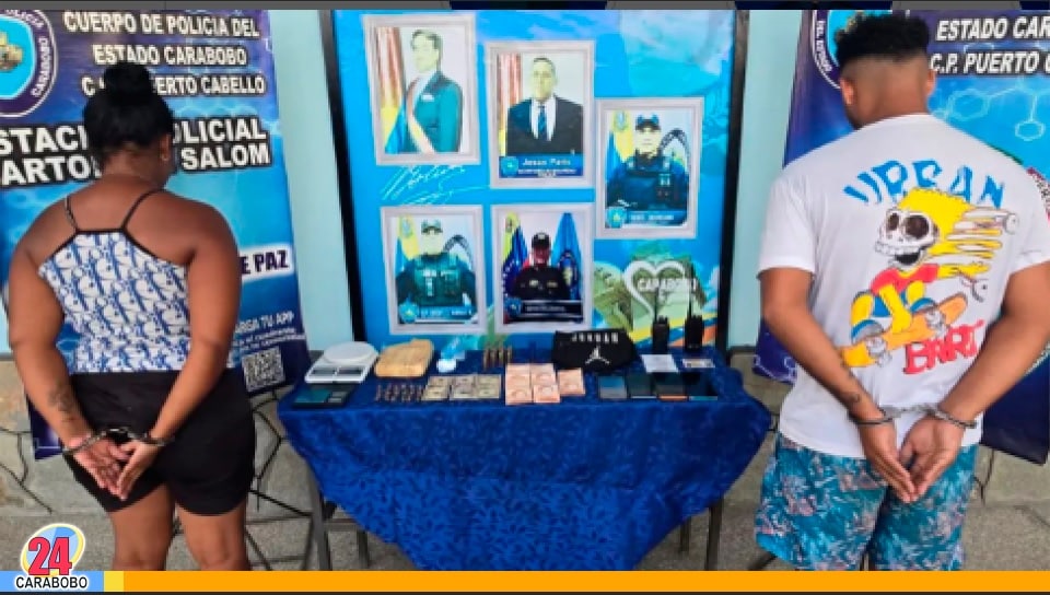 Capturados con estupefacientes en Puerto Cabello