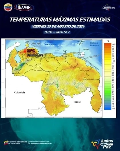 Clima hoy 23 de agosto