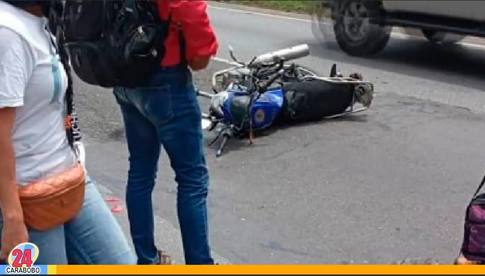 Dos accidentes de tránsito en Carabobo