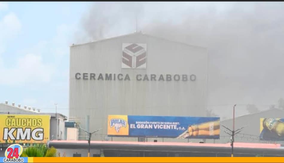 Incendio en Cerámica Carabobo