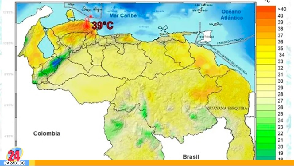 Situación del clima hoy en Venezuela