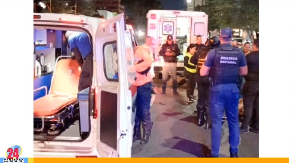 Accidente en la avenida Bolívar Norte