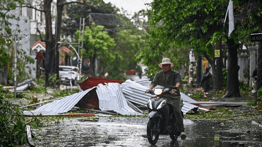 tifón Yagi en Vietnam