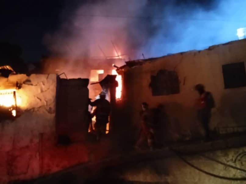 Incendio de una vivienda en Catia