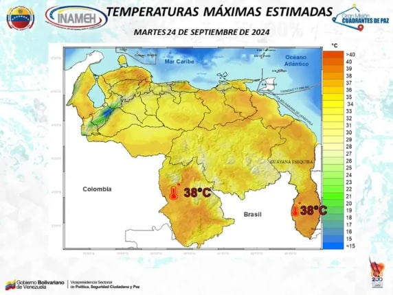 Previsión meteorológica para hoy 24 de septiembre