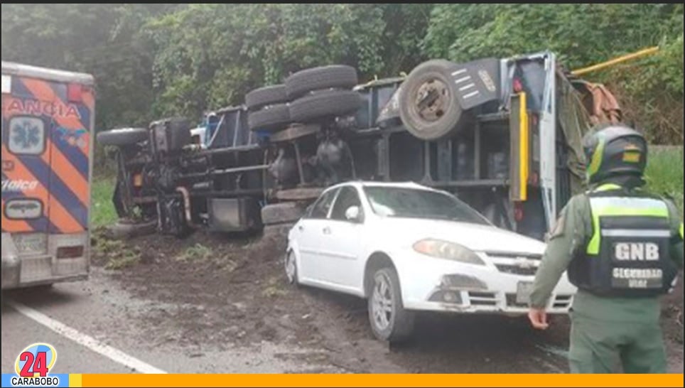 Varios accidentes de tránsito en Carabobo