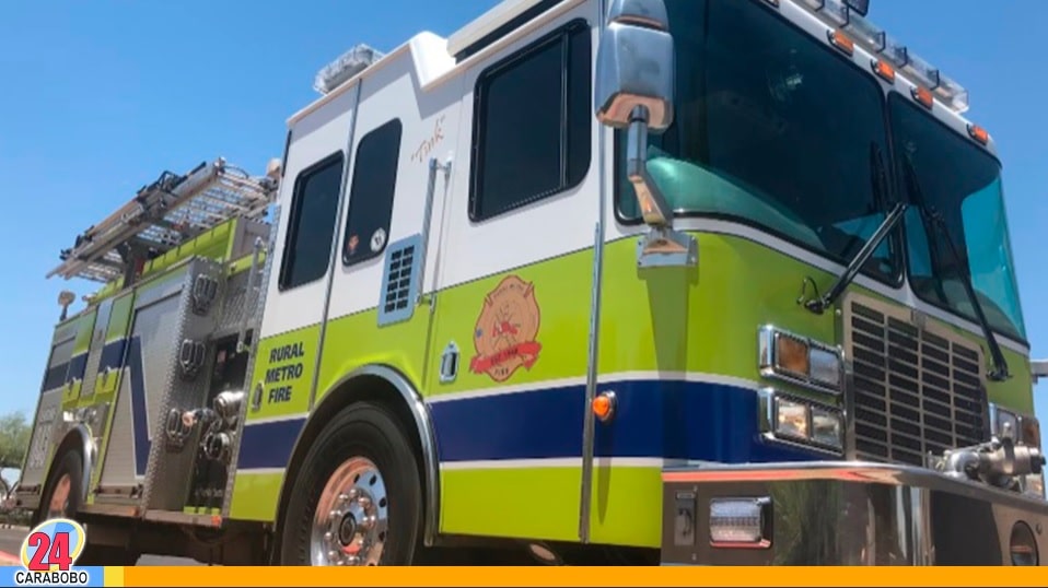 Camión de bomberos en Colombia