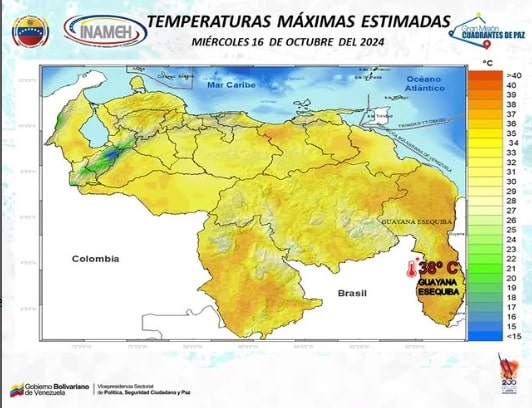 Reporte del tiempo hoy 16 de octubre de 2024