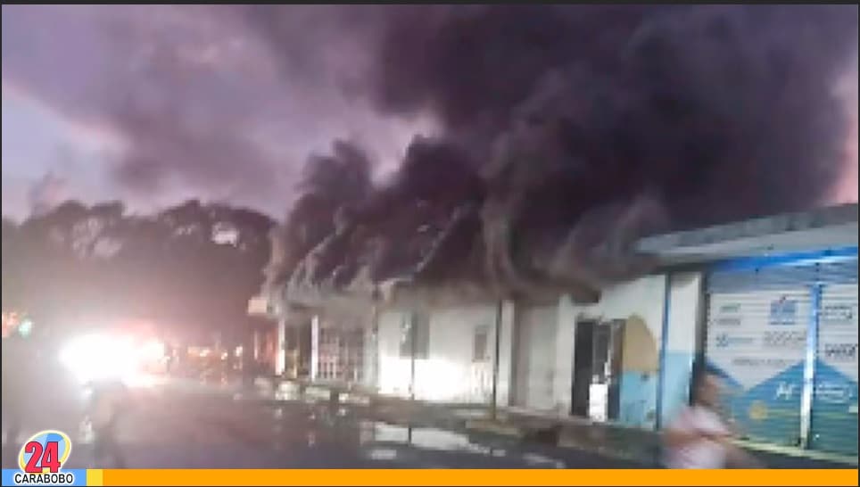 Incendio de panadería en El Toco