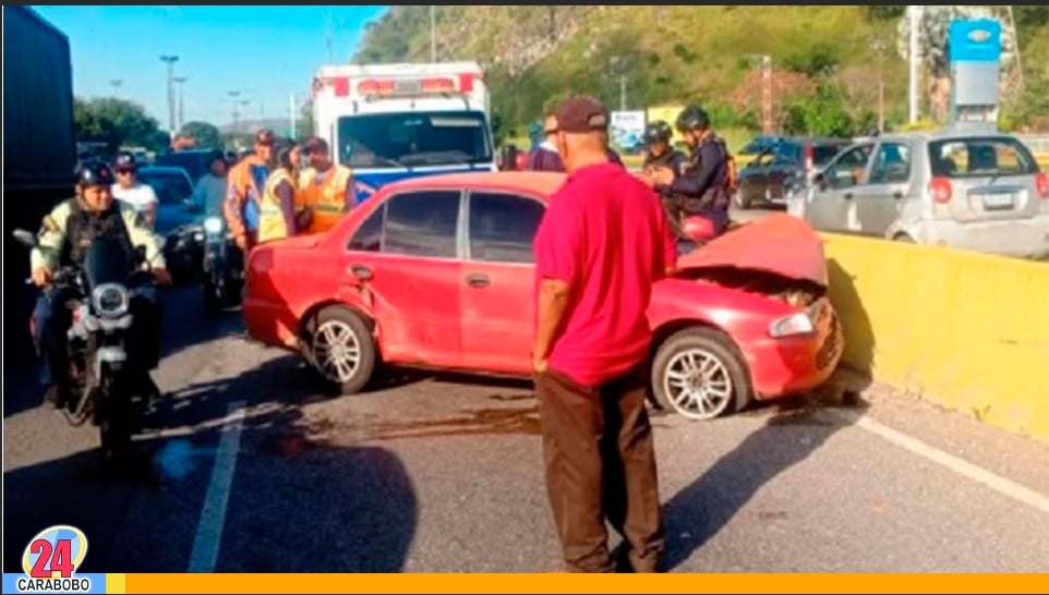 Dos hechos viales en Carabobo