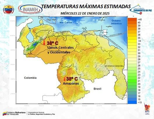 Boletín meteorológico hoy 22 de enero de 2025