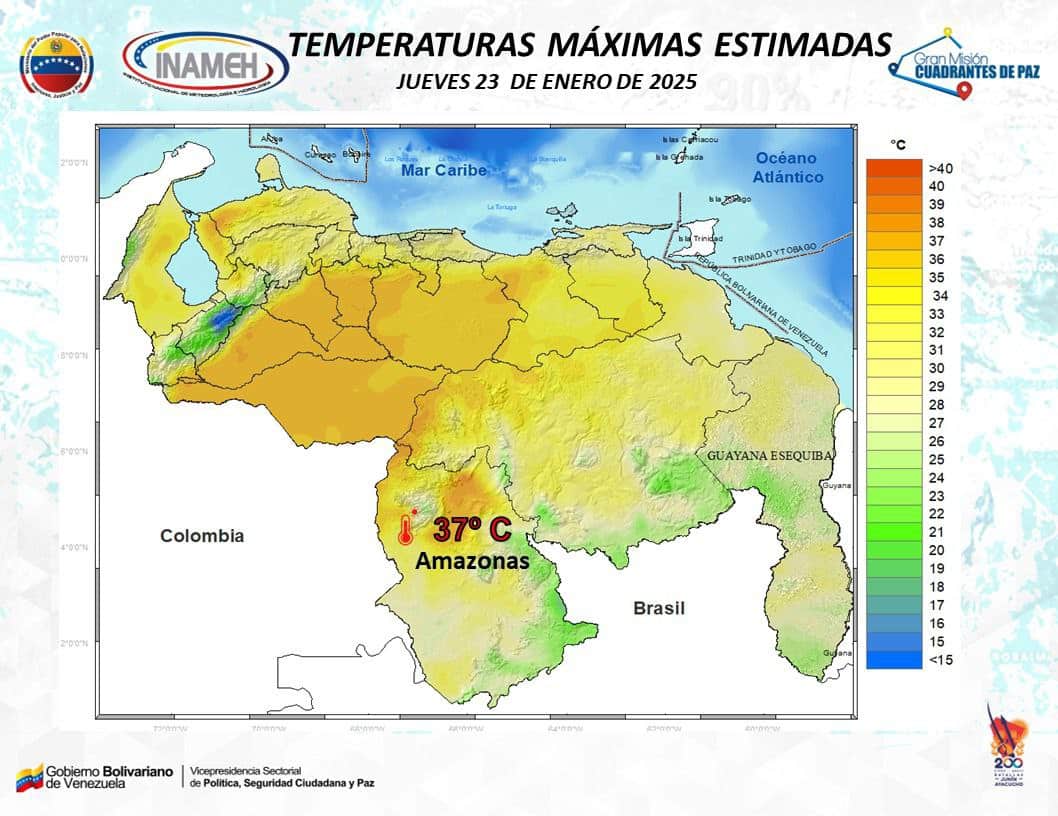 Boletín meteorológico de hoy 23 de enero