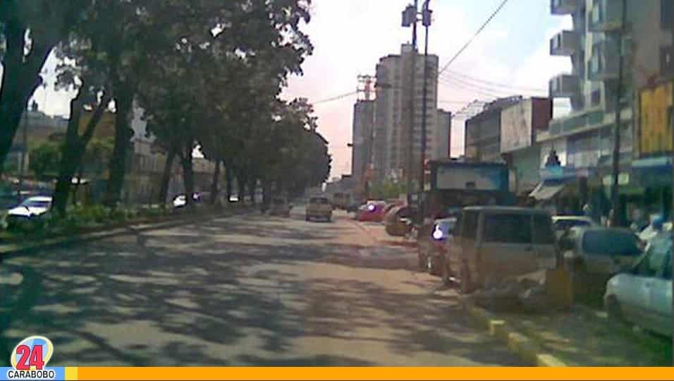 La recordada avenida Bolívar del 2006