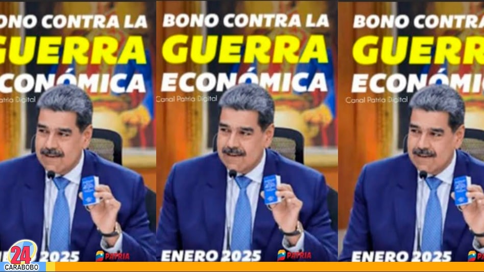 Bono Contra La Guerra Económica de enero 2025