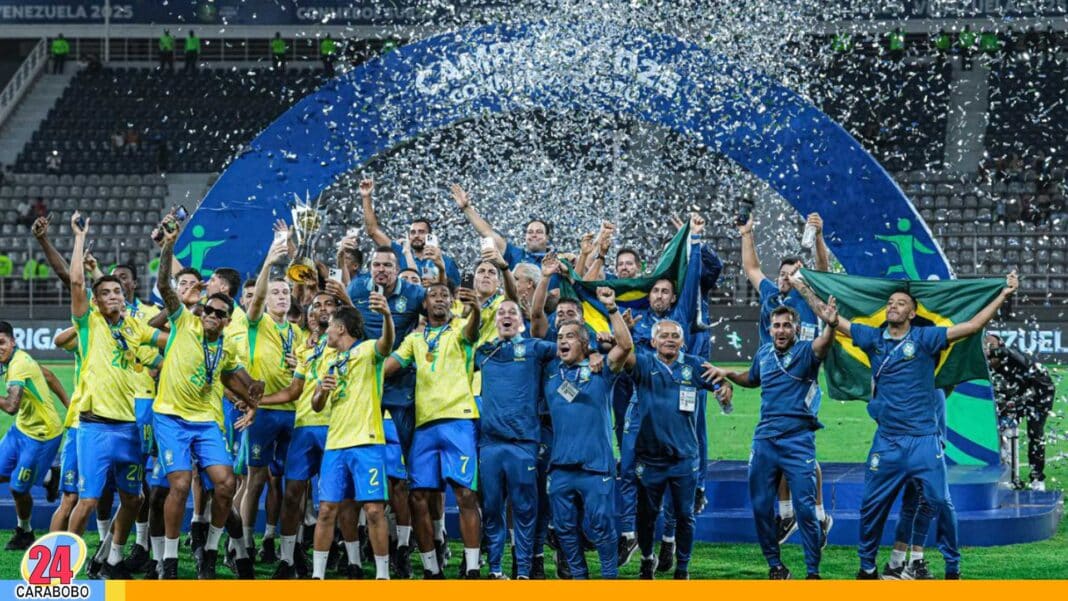 Brasil bicampeona en el Sudamericano Sub-20