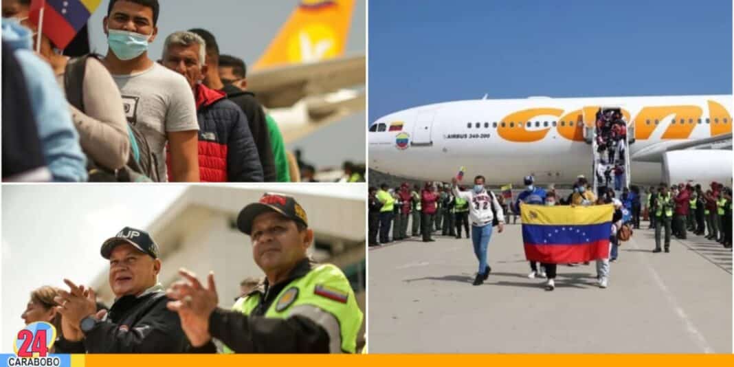 Regresan 242 venezolanos México