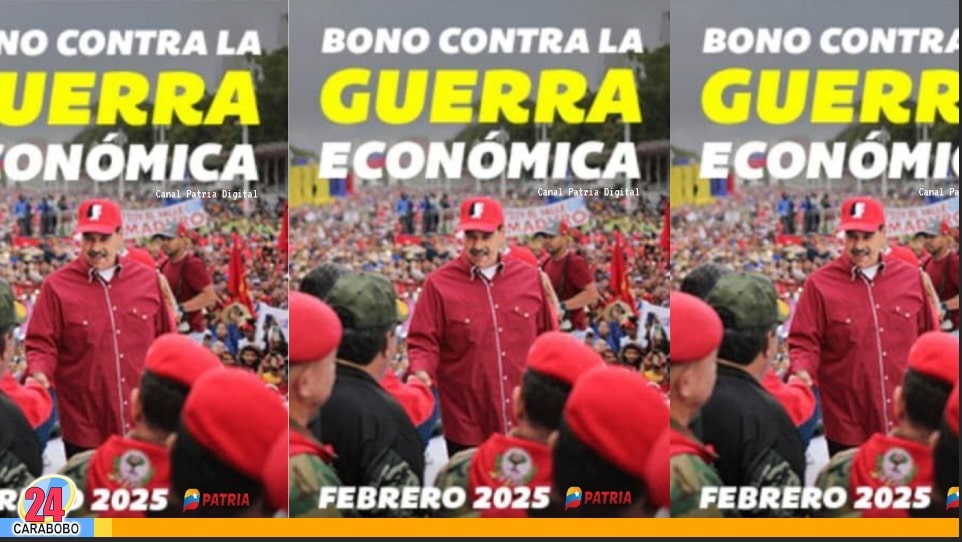 Bono contra la Guerra Económica Febrero 2025