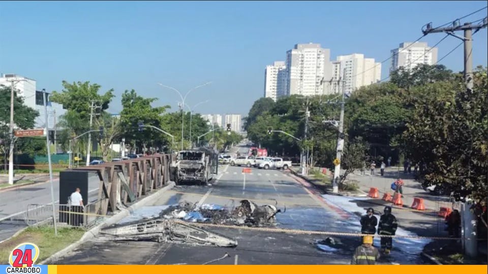 Accidente aéreo en Brasil