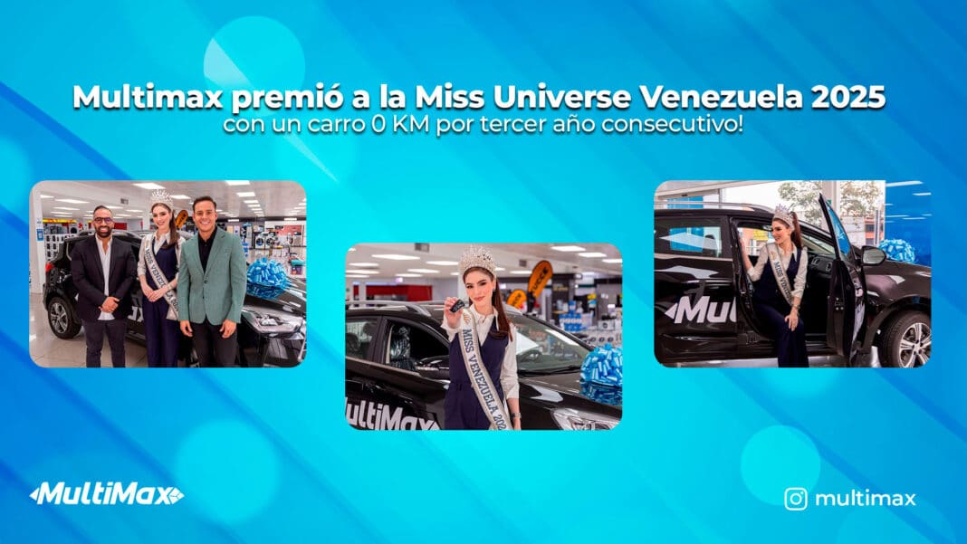 Multimax carro Miss Universe Venezuela