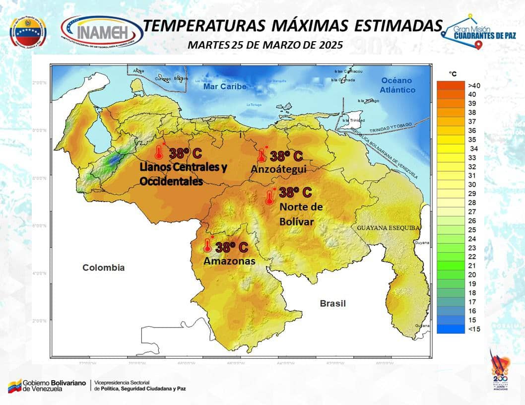 El informe meteorológico de hoy es el 25 de marzo de 2025