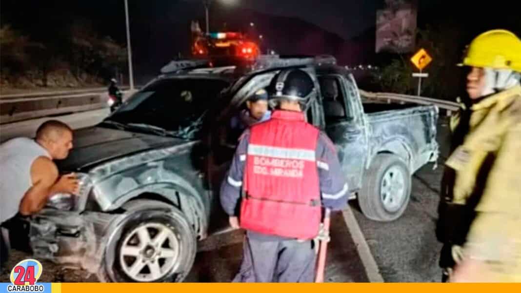 accidente autopista Gran Mariscal de Ayacucho