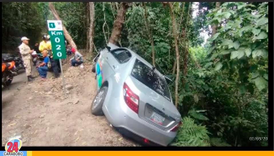 Accidente en la carretera Costa de Oro