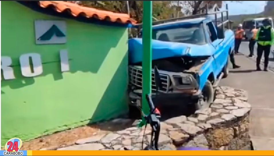 Choque de una camioneta en San Diego