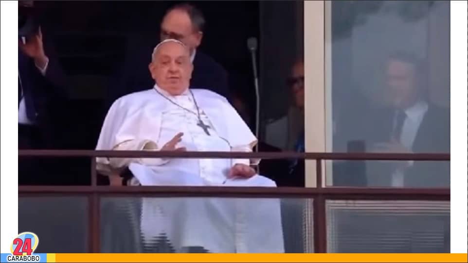 Reapareció el Papa Francisco