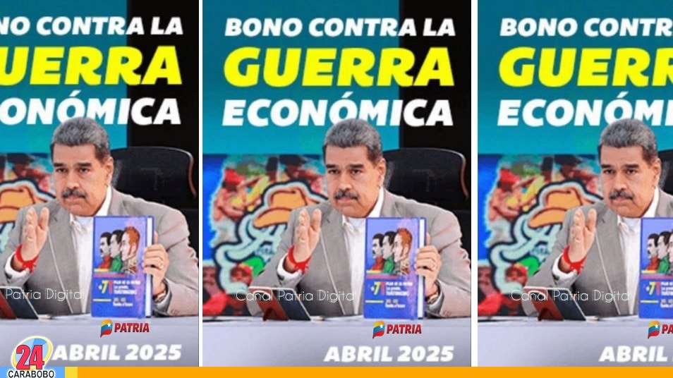 En la mañana de hoy el Bono contra la guerra económica pensionados de abril 2025 ya comenzó a pagarse. Así lo dio a conocer